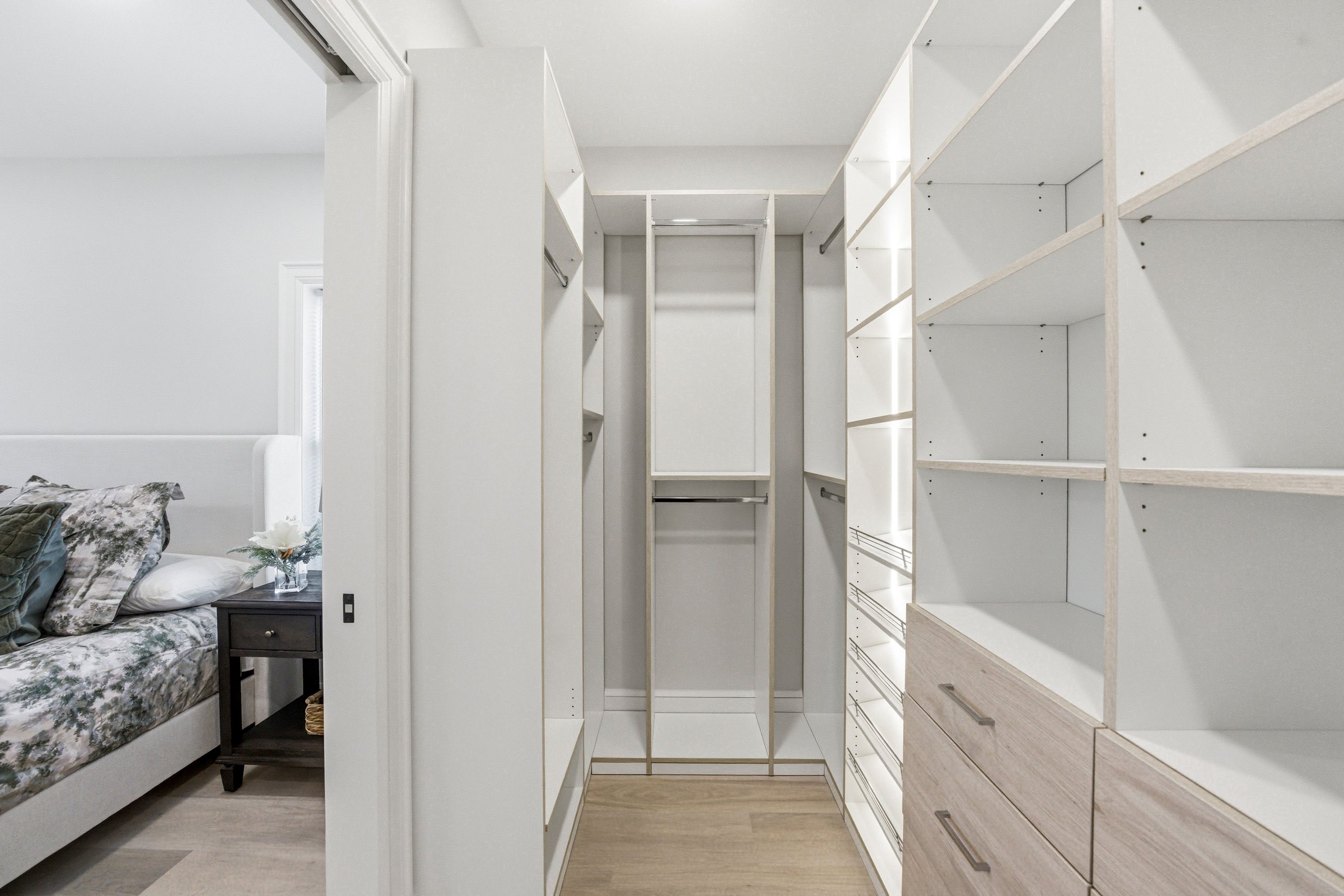 110 Walk In Closet Staged